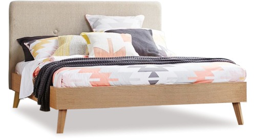 Copenhagen Slat Bed Frame & Headboard - Queen